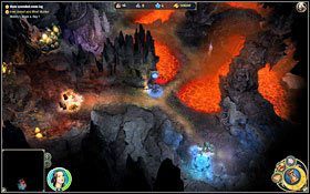 Południe jaskini zamieszkują groźne potwory. - 1 misja - Wściekłość i grząskość | Kampania Świątyni w Might & Magic Heroes VI - Might & Magic: Heroes VI - poradnik do gry