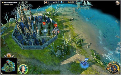 Siedziba wroga jest bardzo silnie broniona - 1 misja - Wściekłość i grząskość | Kampania Świątyni w Might & Magic Heroes VI - Might & Magic: Heroes VI - poradnik do gry