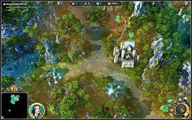 Po walce pobliskie ziemie błyskawicznie przejdą pod - 2 misja - Kręte schody | Kampania Świątyni w Might & Magic Heroes VI - Might & Magic: Heroes VI - poradnik do gry