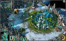 druga natomiast nieco na wschód - 2 misja - Kręte schody | Kampania Świątyni w Might & Magic Heroes VI - Might & Magic: Heroes VI - poradnik do gry