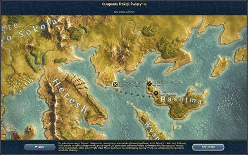 Pora opuścić malowniczą wyspę - 3 misja - Fala mętna od krwi | Kampania Świątyni w Might & Magic Heroes VI - Might & Magic: Heroes VI - poradnik do gry