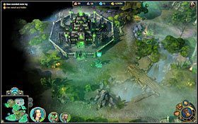 Oto główna siedziba nektomantów na wyspie - a równocześnie - 3 misja - Fala mętna od krwi | Kampania Świątyni w Might & Magic Heroes VI - Might & Magic: Heroes VI - poradnik do gry