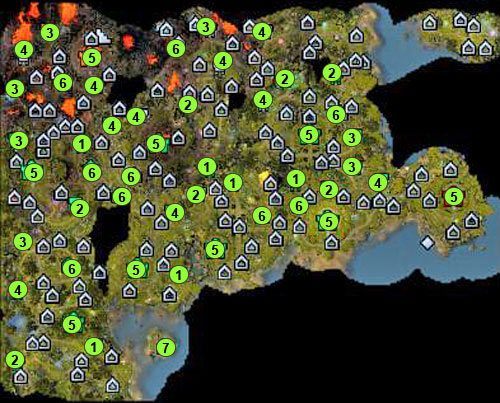 1 - tartak (daje 2 sztuki drewna dziennie) - 4 misja - mapy | Kampania Świątyni w Might & Magic Heroes VI - Might & Magic: Heroes VI - poradnik do gry