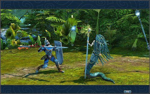 Pod żadnym pozorem nie możemy dopuścić wrogich jednostek do naszych kapłanek. - Bitwa w polu | Taktyka pola bitwy | Świątynia w Might & Magic Heroes VI - Might & Magic: Heroes VI - poradnik do gry