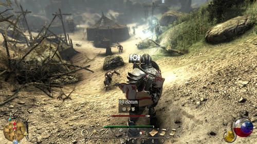 Nie opłaca się odwiedzać drugiego obozu Olorumów, dlatego skieruj się do teleportera w [3] (Południe Sauwok) - Igła w stogu siana - Two Worlds II: Pirates of The Flying Fortress - poradnik do gry