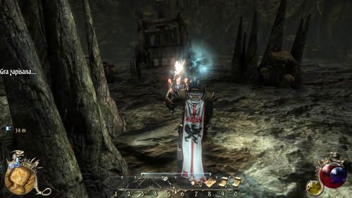 Wyjdź z jaskini kierując się do [10], a potem do [8] - Rewolucja naukowa - Two Worlds II: Pirates of The Flying Fortress - poradnik do gry