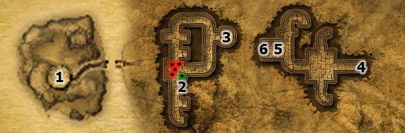 Po skorzystaniu z teleportera na końcu poprzedniego zadania pojawisz się w [1] i otrzymasz 10,000 PD - Latarnia morska Płomień - Two Worlds II: Pirates of The Flying Fortress - poradnik do gry