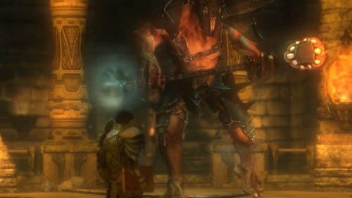 Jest to silny i wytrzymały przeciwnik, którego ciosy są zabójcze, a do tego potrafi też strzelać kulami ognia - Podświadomość, Świadomość (2/2) - Two Worlds II: Pirates of The Flying Fortress - poradnik do gry