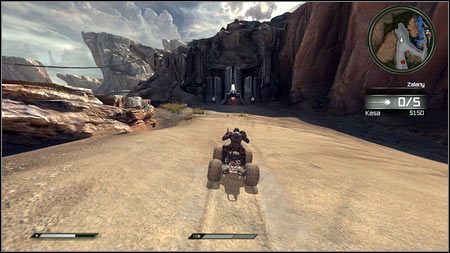 Na zachód od areny Mutant Bash TV znajdziesz zamkniętą bramę Władzy - Kopy na bramkę w Rage 1 - Rage - poradnik do gry