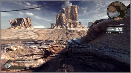 Podjedź do niej i odwróć się w lewo, a zobaczysz druga bramkę - Kopy na bramkę w Rage 1 - Rage - poradnik do gry