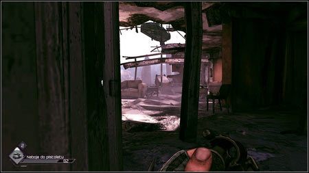 Kolejnych trzech wrogów będzie czekało na zewnątrz, po lewej - Wyeliminuj bandytów | Opis przejścia Rage 1 - Rage - poradnik do gry