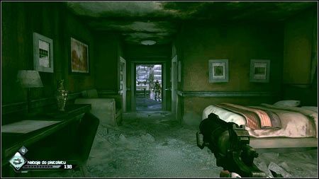 Idąc dalej przed siebie, dotrzesz do mało zniszczonego mieszkania - Wyeliminuj bandytów | Opis przejścia Rage 1 - Rage - poradnik do gry