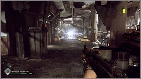 Weź leżącą po lewej amunicję i idź dalej prosto - Brakujące części / Znajdź części buggy (2) | Opis przejścia Rage 1 - Rage - poradnik do gry