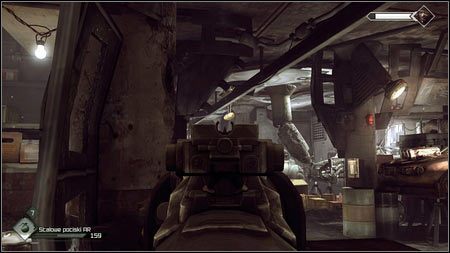 Pod sufitem zacznie przesuwać się butla z gazem - Brakujące części / Znajdź części buggy (2) | Opis przejścia Rage 1 - Rage - poradnik do gry