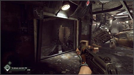 Po zakończeniu starcia, obejdź samochodową barykadę przejściem z lewej strony - Brakujące części / Znajdź części buggy (2) | Opis przejścia Rage 1 - Rage - poradnik do gry