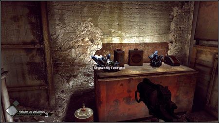 Wewnątrz pomieszczenia ukryto kryształy feltrytu oraz kilka innych przydatnych przedmiotów - Brakujące części / Znajdź części buggy (2) | Opis przejścia Rage 1 - Rage - poradnik do gry