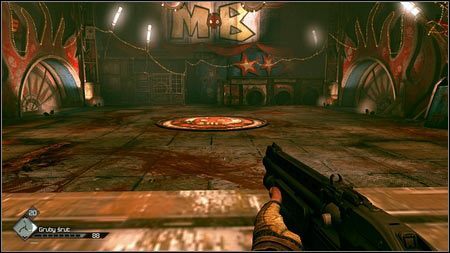 Idąc cały czas prosto i przechodząc przez kolejne bramy, dotrzesz do pierwszej komnaty zwanej Komnatą Pełną Śmiechu - Sponsoring Dusty 8 / Mutant Bash TV | Opis przejścia Rage 1 - Rage - poradnik do gry