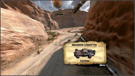 W nagrodę otrzymasz samochód Cuprino, który jest mniej zwrotny od buggy, ale za to bardziej wytrzymały - Sponsoring Dusty 8 / Mutant Bash TV | Opis przejścia Rage 1 - Rage - poradnik do gry