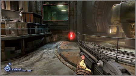 Gdy teraz będzie czysty, pozbieraj resztki robotów, a następnie udaj się w prawy róg pomieszczenia - Zniszcz bomby | Opis przejścia Rage 1 - Rage - poradnik do gry