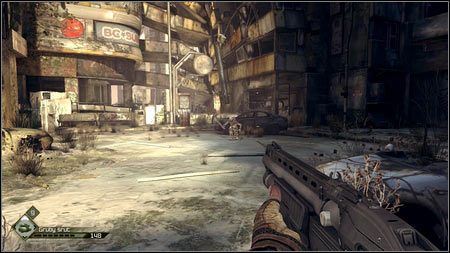 Jak tylko na niego wejdziesz, zostaniesz zaatakowany przez zwykłe mutanty oraz Krakena - Ulepszenie Defibrylatora (1) | Opis przejścia Rage 1 - Rage - poradnik do gry