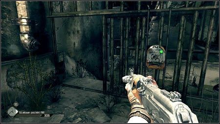 Gdy wszystkie stwory będą martwe, ponownie użyj pokrętła na kracie, a odblokujesz w ten sposób kolejne przejście - Ulepszenie Defibrylatora (1) | Opis przejścia Rage 1 - Rage - poradnik do gry