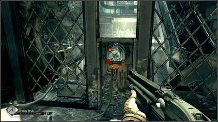 Po tym jak znajdziesz się w nowej lokacji, idź prosto przed siebie - Ulepszenie Defibrylatora (1) | Opis przejścia Rage 1 - Rage - poradnik do gry