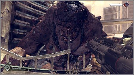 Chwilę później zostaniesz zaatakowany przez gigantycznego mutanta - Ulepszenie Defibrylatora (2) | Opis przejścia Rage 1 - Rage - poradnik do gry