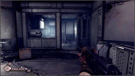 Podnieś je, a następnie przygotuj się na atak mutantów, szarżujących z pomieszczeni po lewej - Ulepszenie Defibrylatora (2) | Opis przejścia Rage 1 - Rage - poradnik do gry