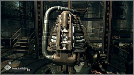 Razem z nimi pokonaj szarżującą armię Duchów, a następnie zabierz toksynę umieszczoną w maszynie na środku pomieszczenia - Władca studni / Przejęta studnia | Opis przejścia Rage 1 - Rage - poradnik do gry