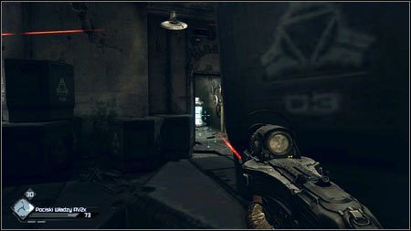 Kolejna komnata również strzeżona jest przez strzelającą maszynę - Uwolnij kapitana Marshalla (2) | Opis przejścia Rage 1 - Rage - poradnik do gry