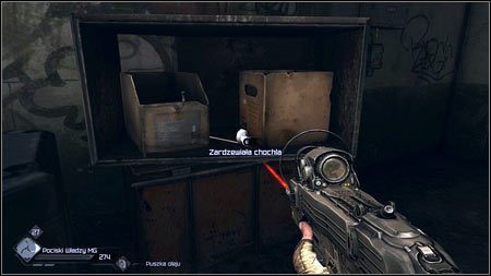 Schody zaprowadzą cię na wyższe piętro, gdzie ponownie pojawią się strażnicy - Uwolnij kapitana Marshalla (2) | Opis przejścia Rage 1 - Rage - poradnik do gry