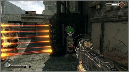 Ścieżka za nimi zaprowadzi cię do panelu, który wyłączy drugą blokadę - Uwolnij kapitana Marshalla (2) | Opis przejścia Rage 1 - Rage - poradnik do gry