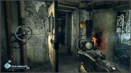 Będąc po drugiej stronie, poczekaj, aż kapitan spadnie na niższe piętro - Uwolnij kapitana Marshalla (2) | Opis przejścia Rage 1 - Rage - poradnik do gry