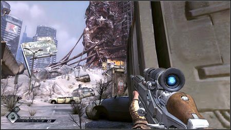 Kawałek dalej zostaniesz ostrzelany z karabinu maszynowego - Zaginione dane badawcze | Opis przejścia Rage 1 - Rage - poradnik do gry