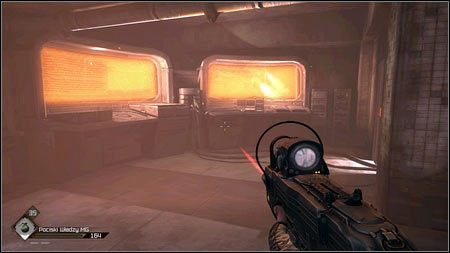 W odblokowanym pomieszczeniu zobaczysz duże pomarańczowe ekrany - Zaginione dane badawcze | Opis przejścia Rage 1 - Rage - poradnik do gry