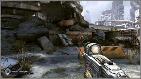 Pozbądź się ich, a następnie wejdź na górę po betonowej kładce - Zaginione dane badawcze | Opis przejścia Rage 1 - Rage - poradnik do gry