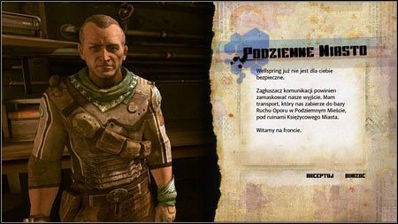 Zanim ponownie porozmawiasz z kapitanem radzę załatwić wszystkie sprawy, które zostały ci jeszcze w Wellspring - Podziemne Miasto | Opis przejścia Rage 1 - Rage - poradnik do gry