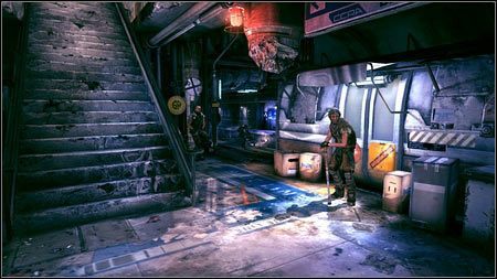 Odpowiednio wyposażony, zejdź na dół i idź do tunelu na lewo od baru - Nadzorca Jones / Ekspansja mutantów (1) | Opis przejścia Rage 1 - Rage - poradnik do gry