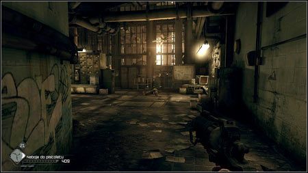 Po wejściu do budynku zobaczysz przed sobą niczego niespodziewającego się przeciwnika - Cena potęgi (1) | Opis przejścia Rage 1 - Rage - poradnik do gry