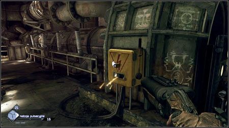 Kawałek dalej powinieneś zobaczyć żółtą skrzynkę - Cena potęgi (1) | Opis przejścia Rage 1 - Rage - poradnik do gry