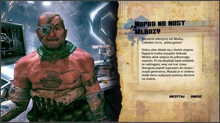 Po rozmowie z Portmanem, wsiądź do auta i udaj się w zaznaczone na mapie miejsce - Napad na most Władzy | Opis przejścia Rage 1 - Rage - poradnik do gry