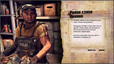 Po zniszczeniu barykady w zadaniu Zniszcz barykadę, udaj się do warsztatu w osadzie Hagara i porozmawiaj z mechanikiem - Próba czasu Durara | Zadania Poboczne w Rage 1 - Rage - poradnik do gry