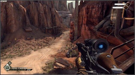 Wrogowie będą nadbiegać raz z prawej i raz z lewej strony, więc uważnie obserwuj okolicę - Zagrożenie mutantami! | Zadania Poboczne w Rage 1 - Rage - poradnik do gry