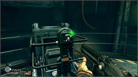 Gdy teren będzie czysty, wejdź na platformę na końcu korytarza i uruchom windę - Biznesik / Prototyp RC | Zadania Poboczne w Rage 1 - Rage - poradnik do gry