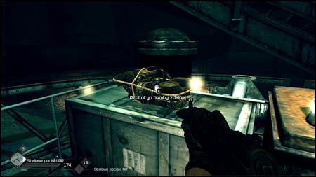 Na końcu korytarza znajdziesz prototyp bomby zdalnej - Biznesik / Prototyp RC | Zadania Poboczne w Rage 1 - Rage - poradnik do gry