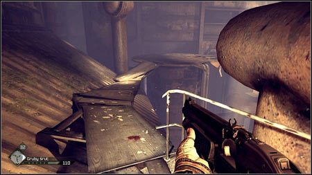 Przeciwnicy zaczną wchodzić za tobą, więc jak tylko znajdziesz się na szczycie, ustaw zaawansowaną wieżyczkę - Opuszczona gorzelnia | Zadania Poboczne w Rage 1 - Rage - poradnik do gry