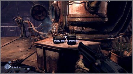 Na dole idź przed siebie i wdrap się po schodach na górę, gdzie znajdziesz puste słoiki na chemikalia - Opuszczona gorzelnia | Zadania Poboczne w Rage 1 - Rage - poradnik do gry