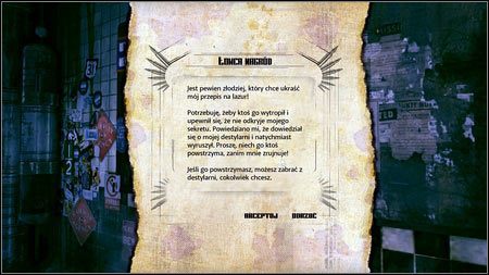 W celu wykonania tego zadania musisz ponownie wrócić do opuszczonej gorzelni i odszukać złodzieja, który chce ukraść przepis na lazur - Łowca nagród | Zadania Poboczne w Rage 1 - Rage - poradnik do gry