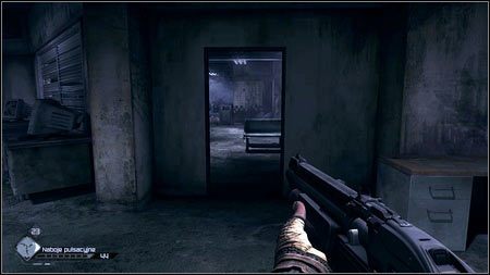 Zaprowadzi cię on do pokoju, obok którego rozstawiono dwie wieżyczki - Nakaz eksmisji | Zadania Poboczne w Rage 1 - Rage - poradnik do gry