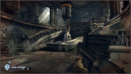 Po drugiej stronie zabij kolejną grupę przeciwników i wejść schodami na wyższe piętro - Pomoc poszukiwana | Zadania Poboczne w Rage 1 - Rage - poradnik do gry